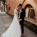 Utterly Romantic Portland Wedding at The Armory in Eucalyptus and Dusty Rose
