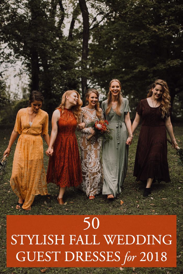 50 Stylish Fall  Wedding  Guest  Dresses  for 2019 Junebug 