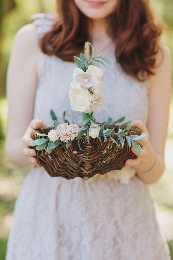 flower and girl