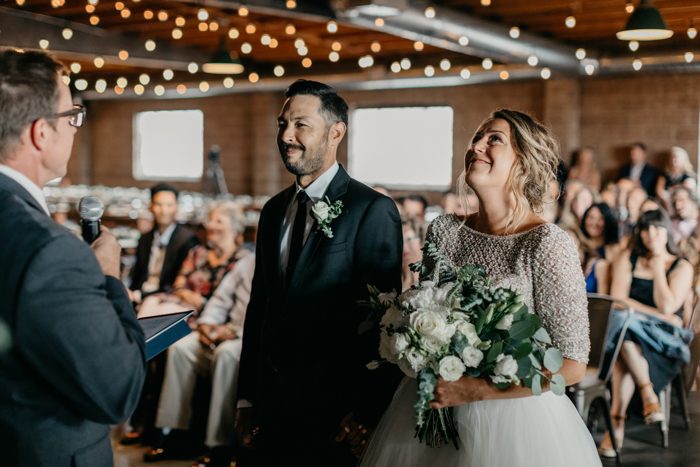 This Elegant Rustic Smoky Hollow Studios Wedding Proves the Beauty is ...