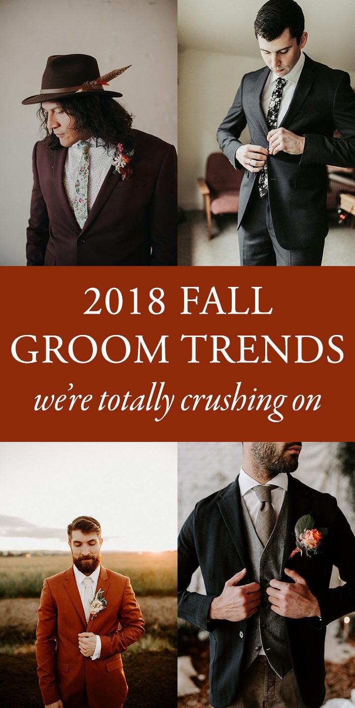 Groom suit trends 2018 best sale