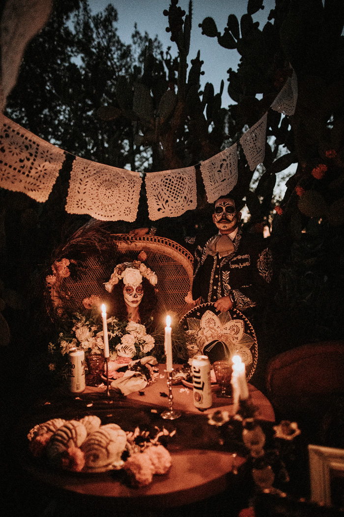 18+ Dia De Los Muertos Wedding