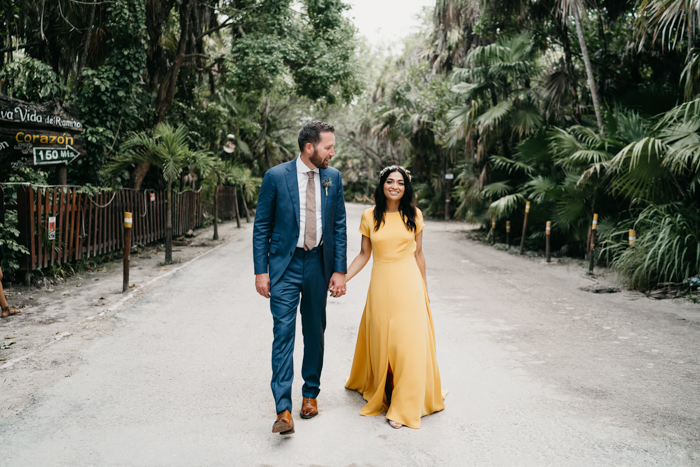 Nontraditional Tulum Wedding With Uniquely Vibrant Details Junebug