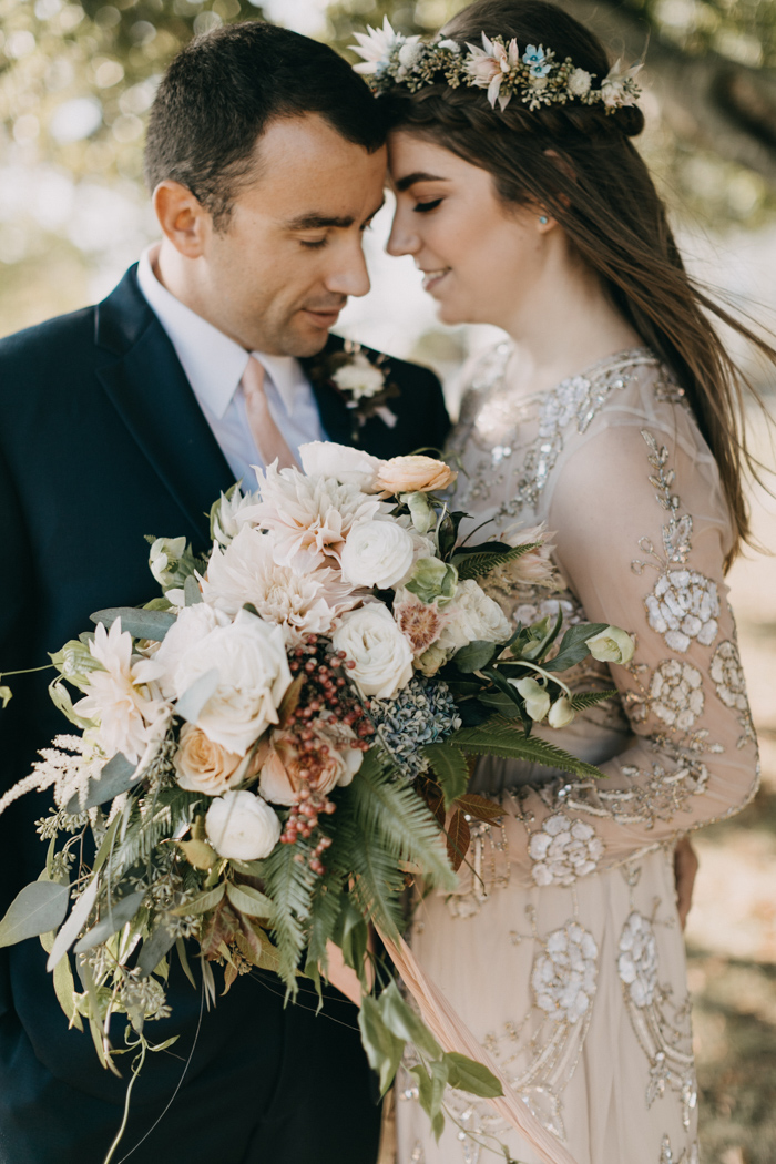 Rustic Free-Spirited Maine Coast Wedding at The Wells Reserve at ...