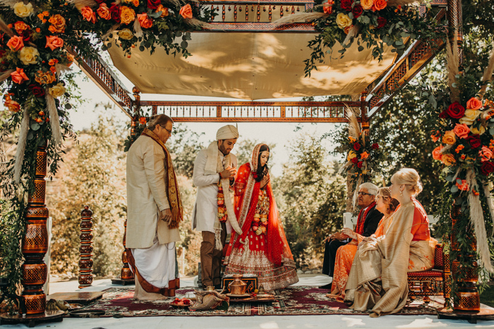 An Elegant Two-Day Wedding in California with Both an Indian and a Western  Ceremony