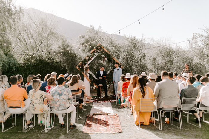 Hip Diy Desert Ace Hotel Palm Springs Wedding Junebug Weddings