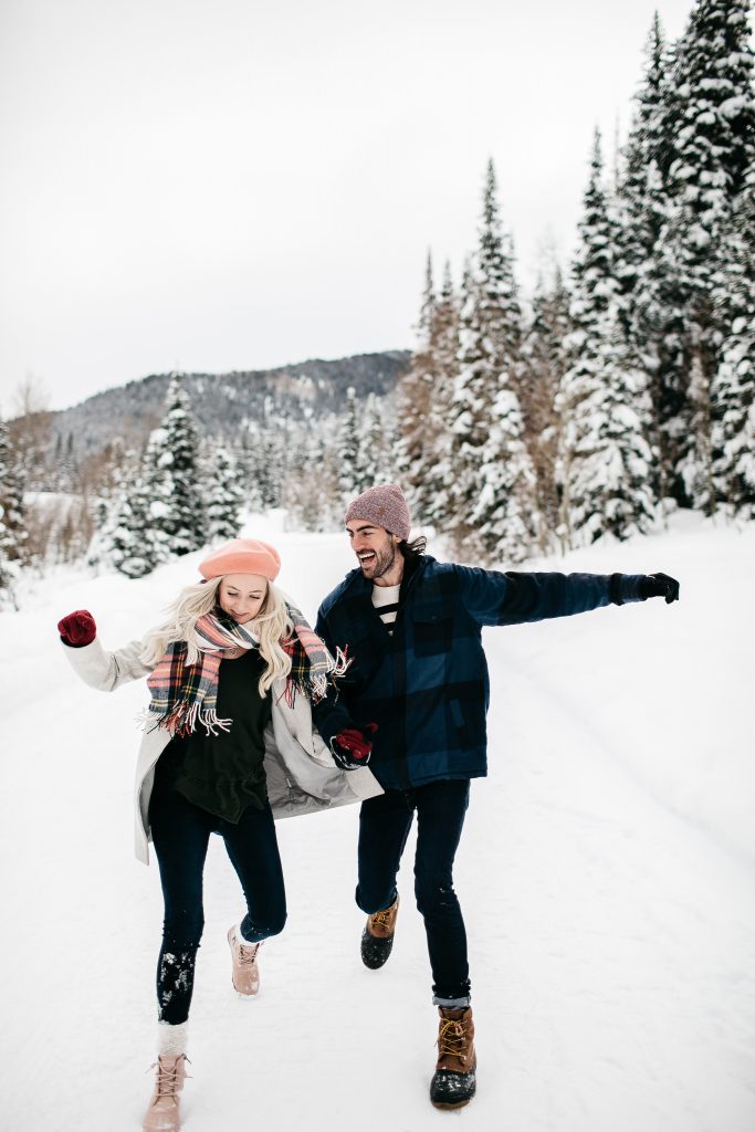 winter engagement outfit ideas