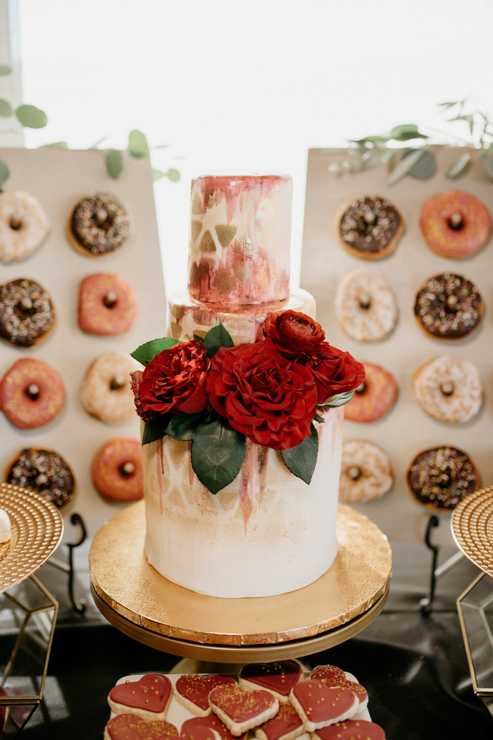 Burgundy, Black, and Champagne Wedding at Sedona Golf Resort Junebug