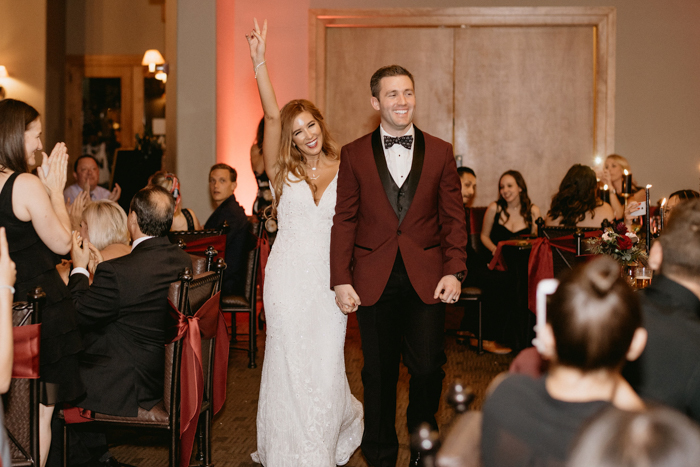 Burgundy and clearance black wedding party