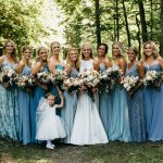 We Love the Blue Watercolor Theme of This DIY Catskills Wedding at The Beaverkill Valley Inn