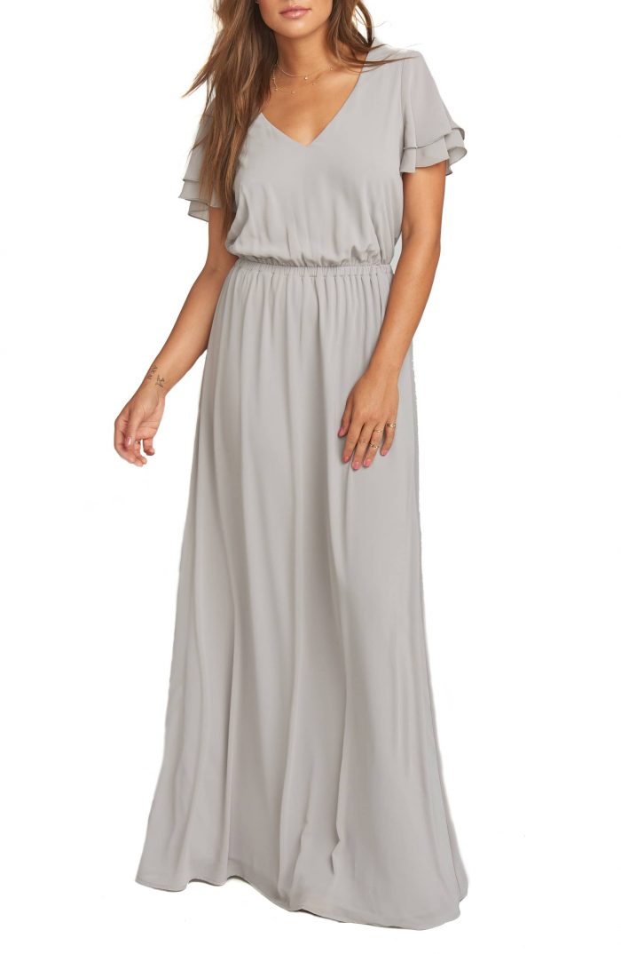 marie sweetheart maxi dress