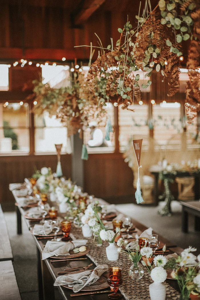 Free Spirited Copper and Jade Washington Forest Wedding at Gold ...
