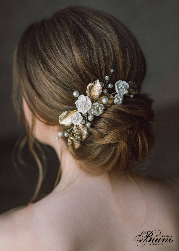 wedding floral hair pieces