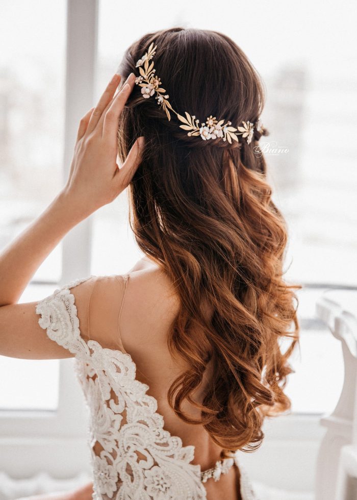 wedding floral hair pieces