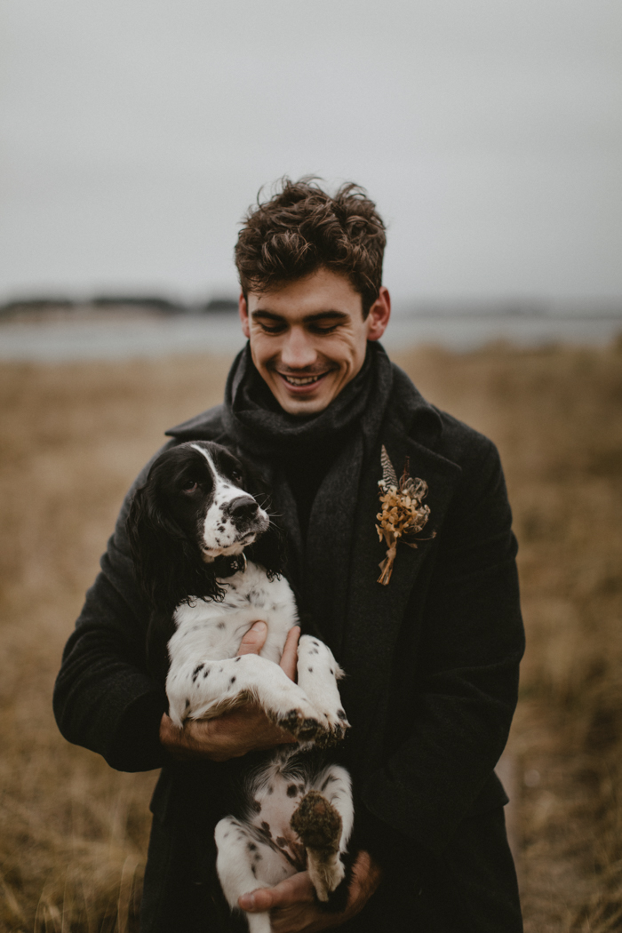 This Moody Maine Coast Wedding Inspiration is Deliciously Cozy in Warm ...