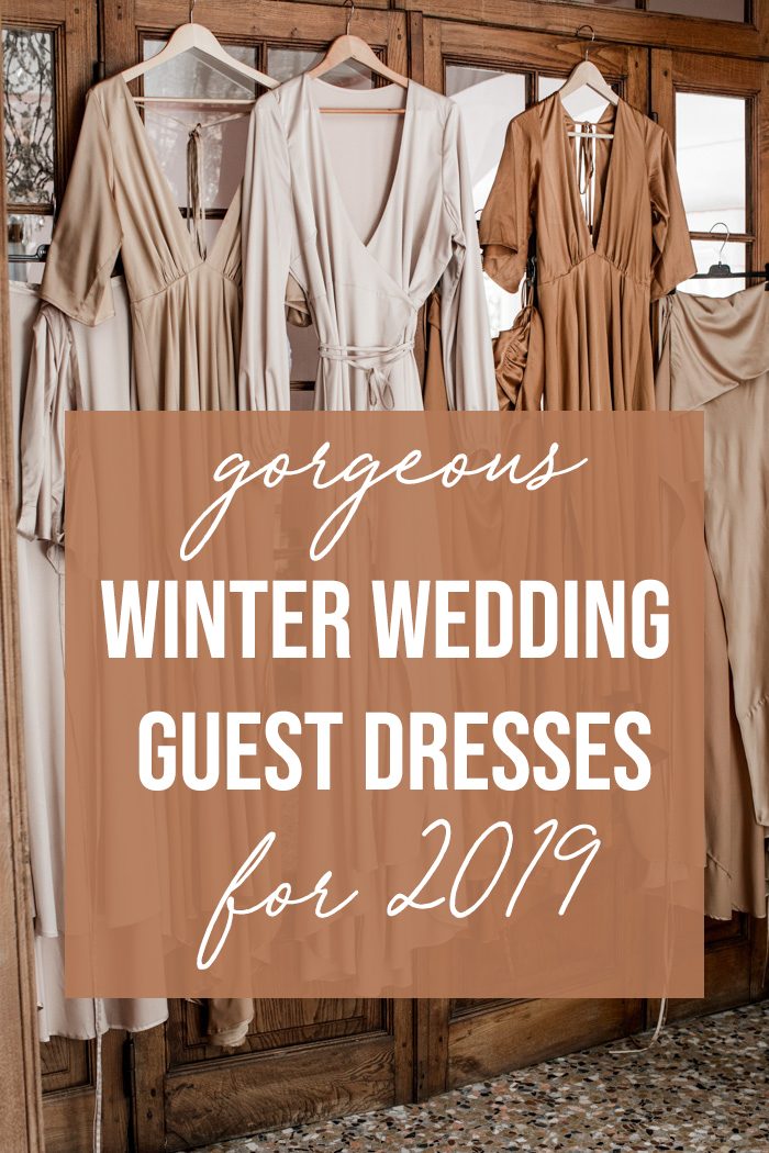 wedding guest dress winter 2019