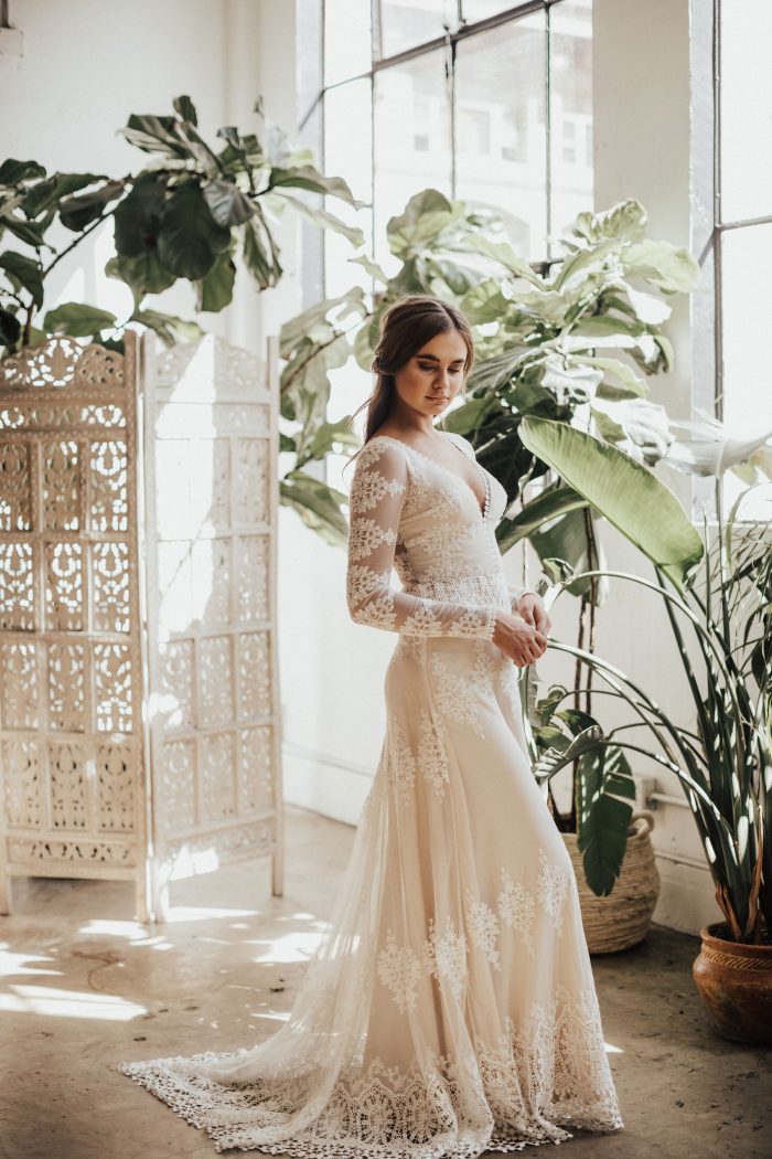 Lupita Bohemian Lace Wedding Dress