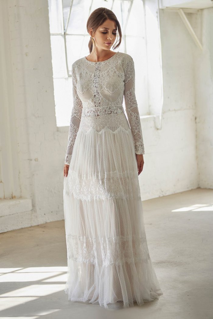 The Best Etsy Bohemian Wedding Dresses Junebug Weddings 4841