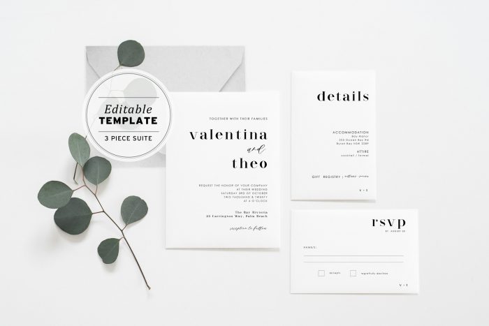 65 Gorgeous Wedding Invitation Templates Design Shack