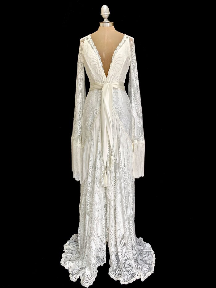 kimono style wedding dress