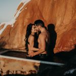 Not Even Snow Could Stop This Steamy Mystic Hot Springs Elopement Inspiration from Stealing Our Hearts
