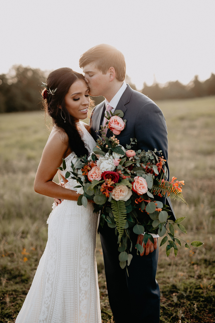 This Couple Aptly Described Their Kindred Barn Wedding as Baja Boho in ...