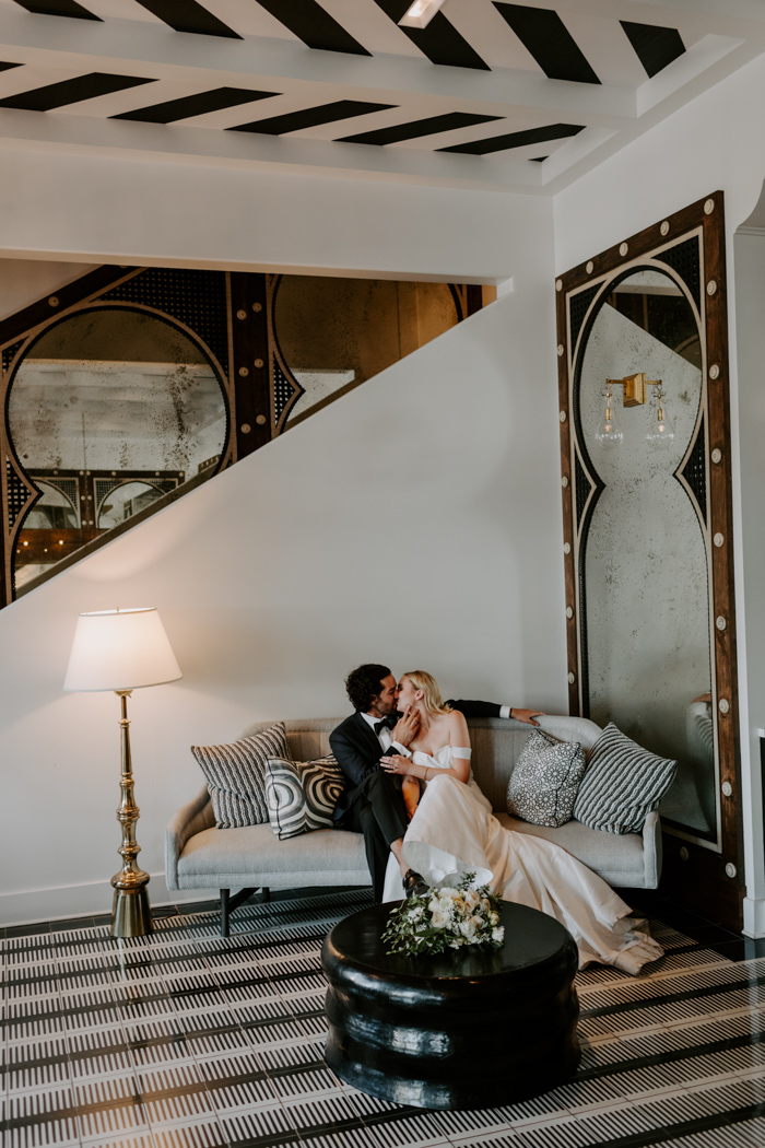 This Sophisticated Black and White Wedding at Villa & Vine is Giving Us