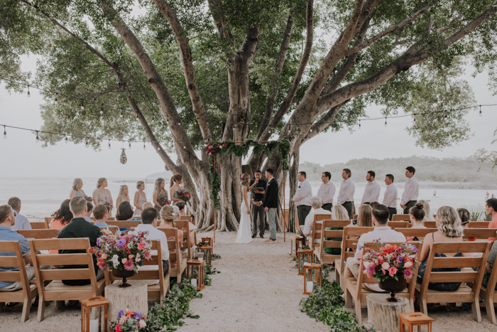 Tropical Glam Costa Rica Wedding At Pangas Beach Club Junebug Weddings