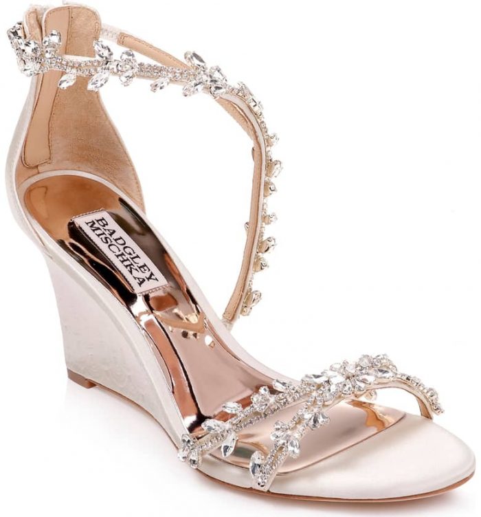 comfortable wedding shoes wedges