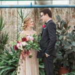 Gold and Floral-Forward Greenhouse Wedding at Fairmount Park Horticulture Center