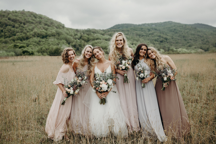 mountain wedding bridesmaid dresses