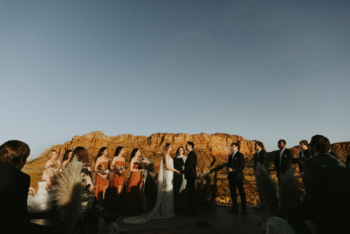 This Desert Glam Wedding at Under Canvas Brought the Boho Flair to