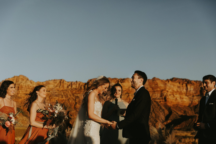 Intimate Southwestern Desert Wedding at Moab Under Canvas