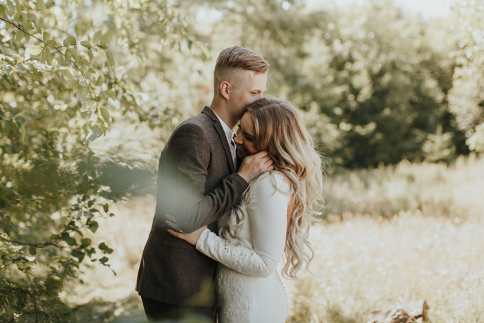 This Folksy Windy Ridge Washington Wedding Incorporated the Groom's ...