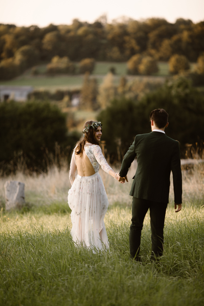 Between the Sequin Gown, String Lights, and Sunlight, this Intimate ...