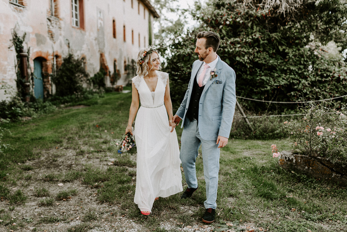Delightfully French Toulouse Destination Wedding at Domaine Du Beyssac ...