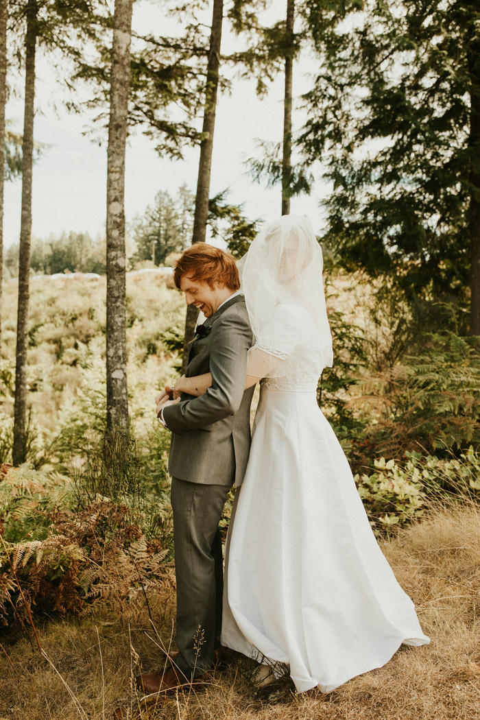 This Magical Forest Wedding at Gold Mountain Golf Club was Filled with