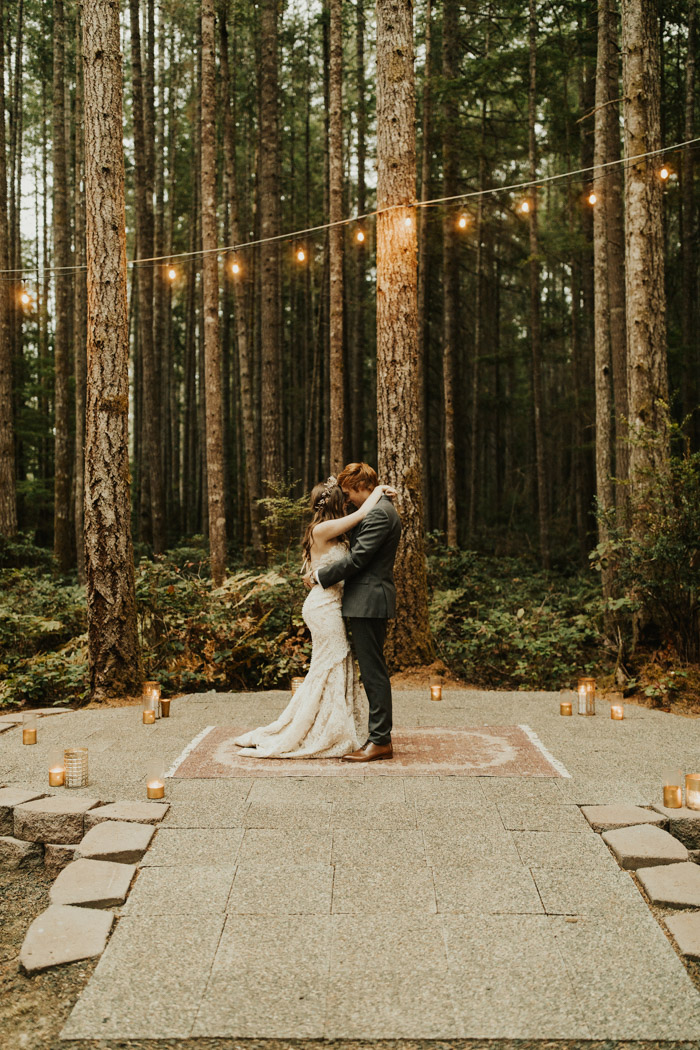 This Magical Forest Wedding at Gold Mountain Golf Club was Filled with