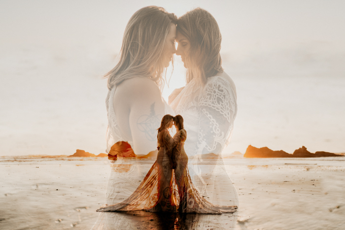 This Romantic Ruby Beach Vow Renewal Is Everything Your Eyes And