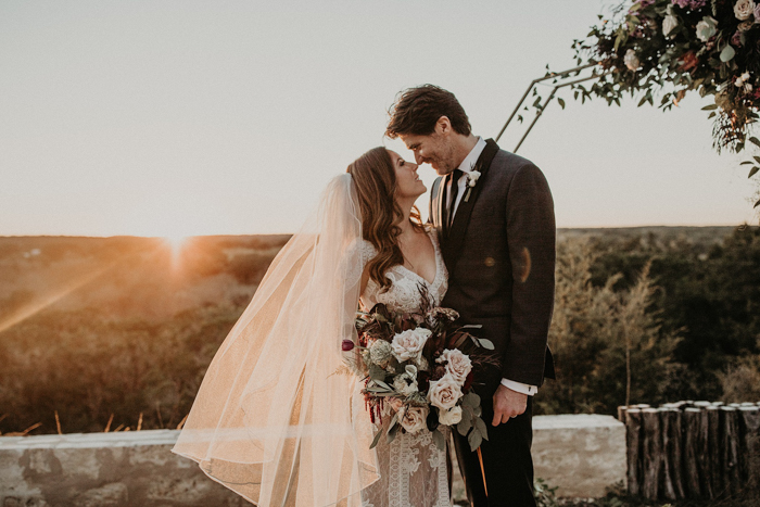 These Childhood Sweethearts Tied the Knot in a Colorful