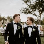 With No Bride, These Stylish Grooms Invited Their Guests to Wear White to Their Four Seasons Resort Orlando Wedding