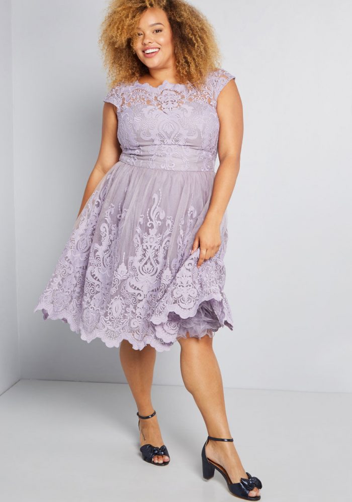 lilac dress plus size