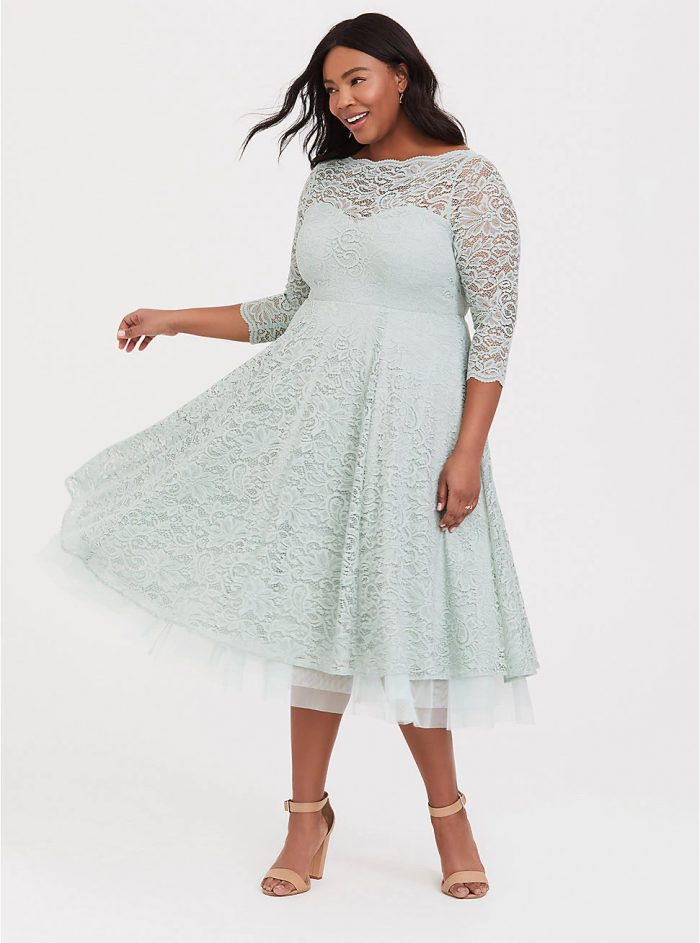 mint green maxi dress plus size