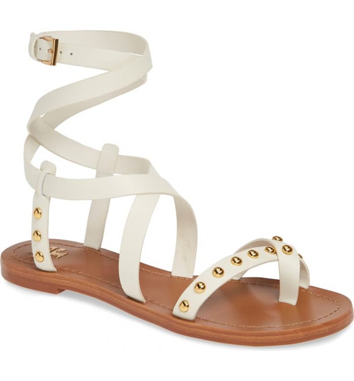 Tory burch ravello studded cage sandal sale