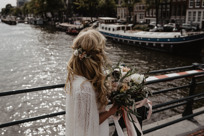 Cozy and Lush Netherlands Wedding at Domaine D'Heerstaayen | Junebug ...