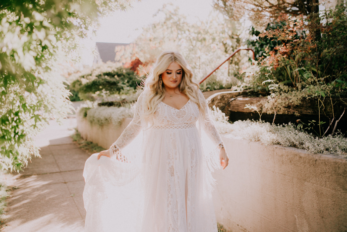 stevie nicks style wedding dress