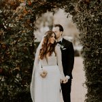 This Black and White Riviera Mansion Wedding Showcases the Most Impossibly Stylish Greenery