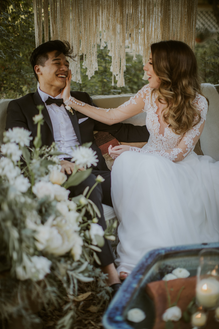 This Lush Ojai Elopement is Boho Elegance at Its Finest | Junebug Weddings