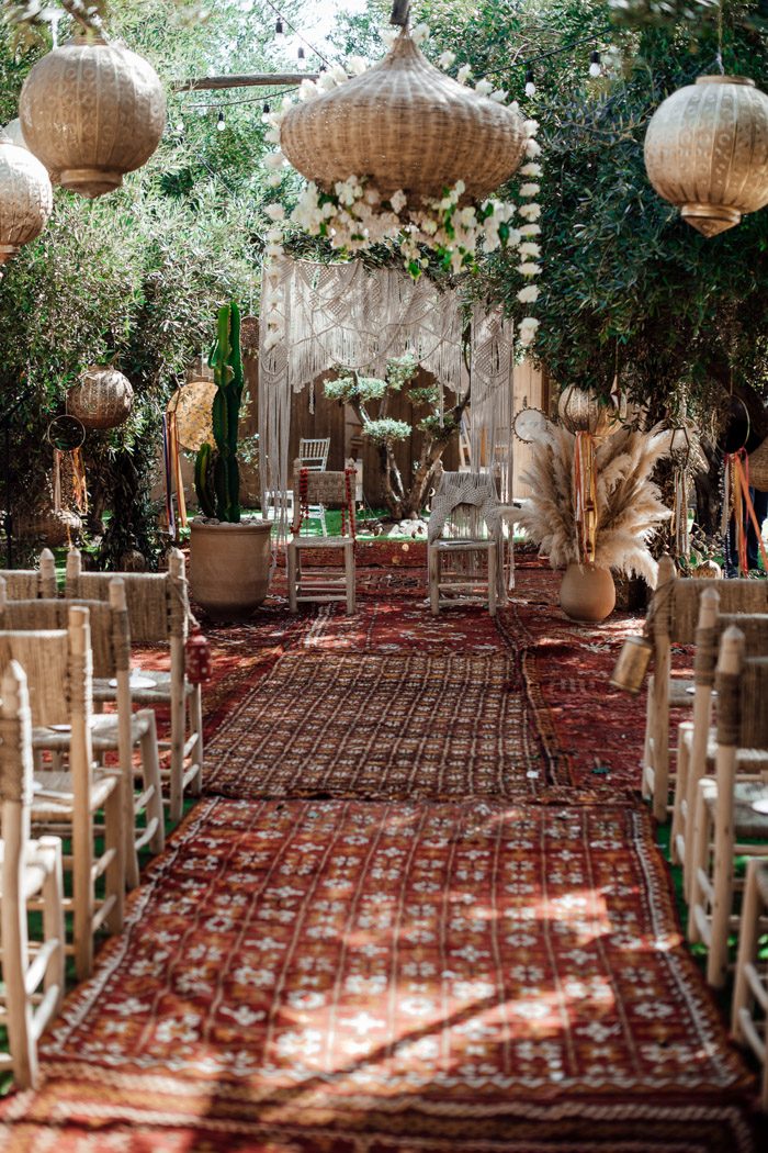Modern Moroccan Inspired Beach Wedding | Wedding decorations, Geometric  wedding, Wedding reception design