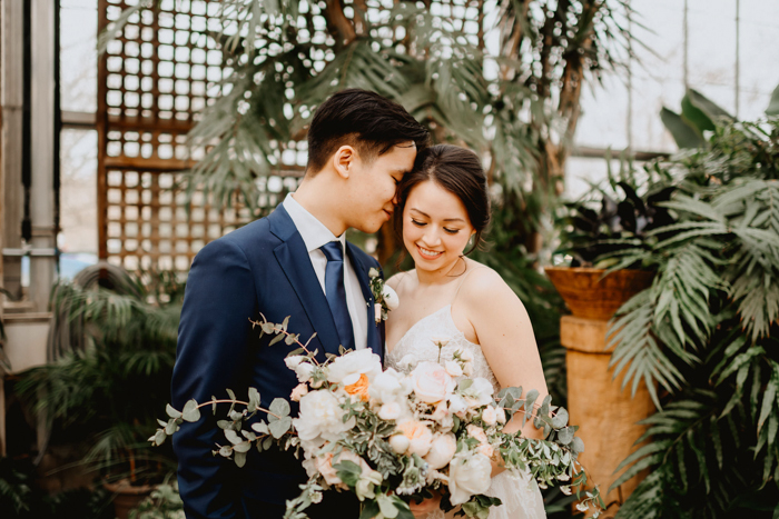 See This Eagles Player's Desert-Inspired Horticulture Center Wedding